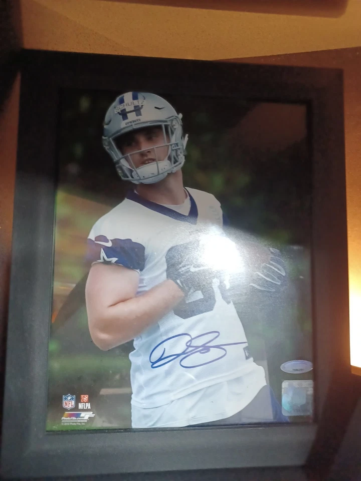 Dalton Schultz Dallas Cowboys Signed 8x10 Matte Photo TRISTAR Authenticated - Image 1 of 1