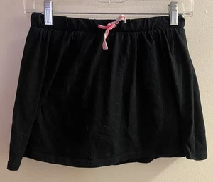 Cat & Jack Girl’s Skort Skirt Shorts Black Cotton Blend L Large Waist 26” 28” - Picture 1 of 7