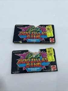Vintage Godzilla's Gang Card Bag Topper Only Bandai No. 2989 - Picture 1 of 5