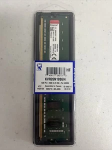 Kingston ValueRAM 4GB DDR4 SDRAM Memory Module (KVR26N19S6/4) - Picture 1 of 2