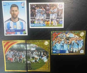 PEGATINA Lionel MESSI ARG 19 + Equipo 2024 PANINI Copa América EE. UU. Versión EE. UU. - NUEVO - Imagen 1 de 1