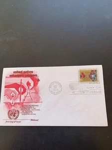 Stamps: United Nations First Day Cover 89,   Scott 238,    1973 - Picture 1 of 1