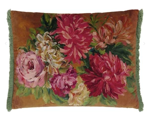 DESIGNERS GUILD Fleurs Artistes Velluto Terracotta Velluto FOLSTER COVER 60X45CM - Foto 1 di 4