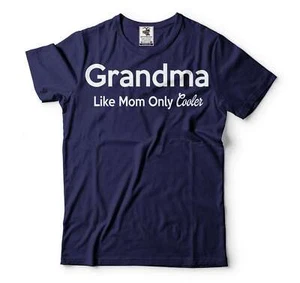 Funny Grandma Shirt Grandma Gifts Grandma Like Mom Only Cooler Shirt Grandma Tee - Picture 1 of 8