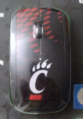 CINCINNATI BEARCATS Wireless Optical Mouse 2.4G Windows / Mac College AAC - Image 1 of 3