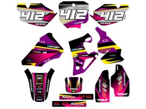 1996-2002 CR 80 SURGE Purple Senge kit de gráficos compatible con Honda - Imagen 1 de 10