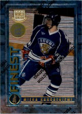 1994-95 Finest Super Team Winners #134 Miska Kangasniemi WJC