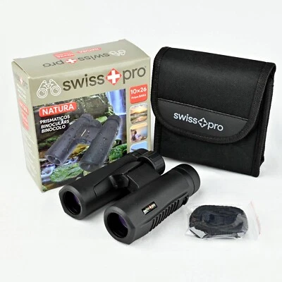 SWISS PRO Binocolo prismatico 10x26 - Immagine 1 di 4