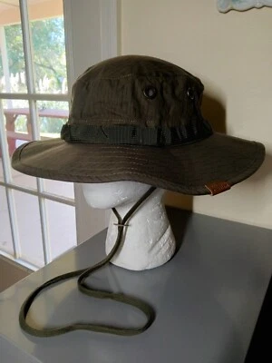 Sombrero de cubo PUMA The Lieutenant OLV soporte para bala ventilación verde camuflaje cuerda talla única Foto 1 de 4