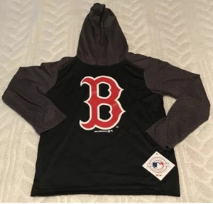 Boston Red Sox leichter Hoodie Shirt Jungen Medium 8/10 Team Leichtathletik MLB neu mit Etikett - Bild 1 von 6