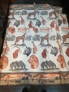 Cubierta/manta para animales de safari 66"x82" en muy buena condición - Imagen 1 de 7