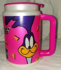 Warner Bros 1994 Coca Cola Wal Mart Looney Tunes Road Runner Taza de plástico - Imagen 1 de 6