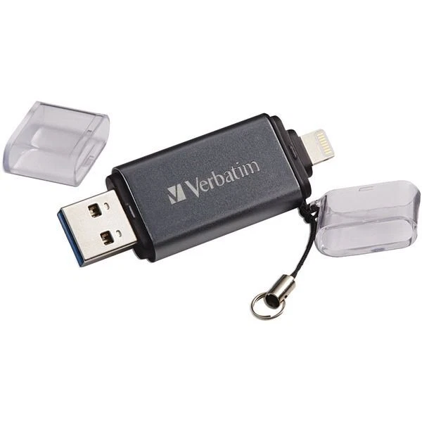 Unidad flash USB 3.0 Verbatim 49300 iStore 'n' Go con conector Lightning (32 Foto 1 de 1