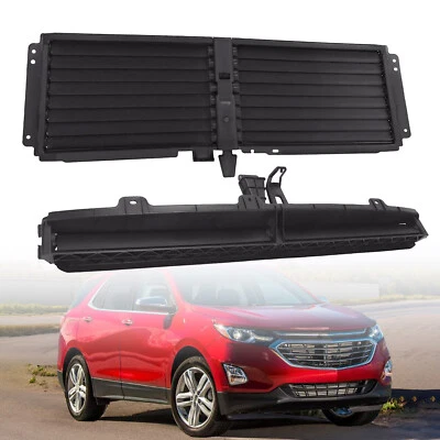 New 2PCS Upper +Lower Radiator Shutter For 2018-24 GMC Chevrolet Equinox Terrain Foto 1 de 4