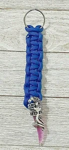 Horse Charm Paracord Keychain Keyring Handmade in USA   - Picture 1 of 4