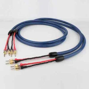 Pair Hi-end Loudspeaker Cable Banana Plug Hifi Speaker Cable Audio Signel Wire - Picture 1 of 6