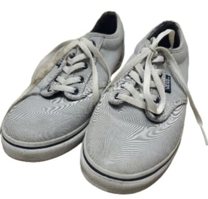Vans Off the Wall Mujer 7 Clásicas TB4R Gris Rayas Zapatillas Patinadoras - Imagen 1 de 4