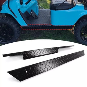 Rocker Panel Aluminum Diamond Plate Side Cover For EZGO TXT Golf Cart 1994-2013 - Picture 1 of 16