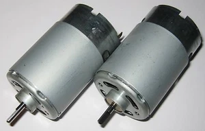 2 X Mabuchi 555 12V DC Motor - Printer / Portable Drill / Robotics Hobby Motors - Picture 1 of 5