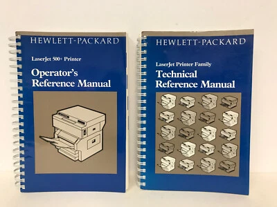 HP LASERJET 500+ PRINTER OPERATOR'S  MANUAL & LASERJET PRINTER MANUAL - Image 1 of 3