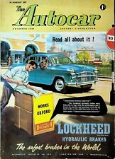 Autocar Magazine August 16 1957 Swedish Grand Prix Drop Head Messerschmitt 