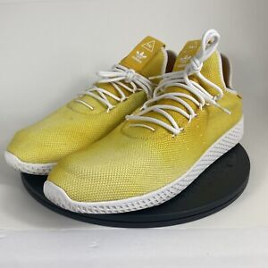 Adidas Tennis HU x Pharrell Williams Yellow/White DA9617 Men's Size 13