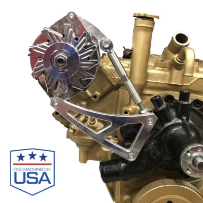 Soporte alternador Oldsmobile Big Block 400-425-455 V8 correa en V Olds Foto 1 de 2
