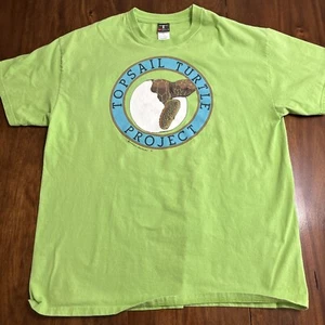 Vintage Topsail Turtle Project Karen Beasley Shirt 1991 Green XL - Picture 1 of 10