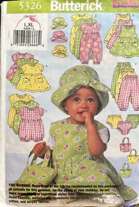 Butterick 5326 Size L & XL Infant dress Sewing Pattern - Picture 1 of 2