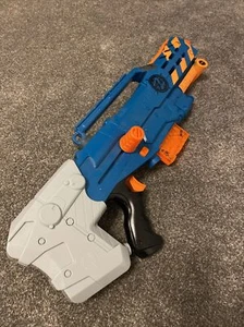 NERF Zombie Strike Longshot CS-12 Assault Rifle Blaster Gun & Ammo Clip Bb18e - Picture 1 of 5