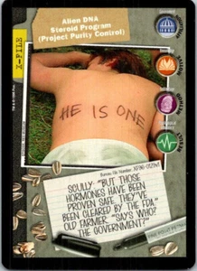 The X-Files Premiere CCG Alien DNA Steroid Program Project Purity Control  - Picture 1 of 1
