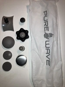 Purewave CM-07 Cordless Percussion Vibration Massager ATTACHMENTS, Bag, Stand - Picture 1 of 2