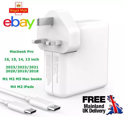 96W USB C Charger Power Adapter for MacBook Pro 16, 15, 13 inch 2020/2019/2018 - Image 1 of 4