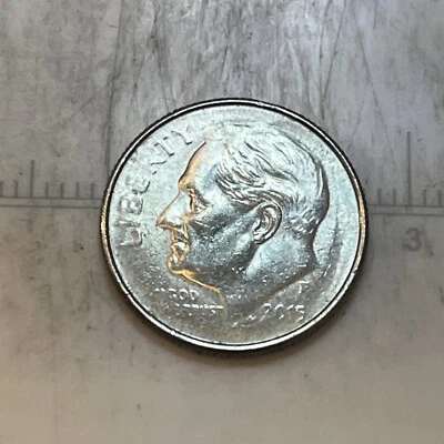 2015 D ROOSEVELT DIME ERROR SEE PHOTOS - Image 1 of 4