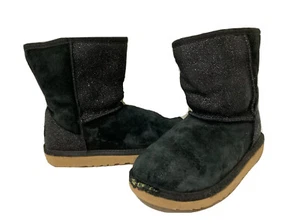 UGG Australia Boots kids Classic Short Serein Black Size 3/EUR 33/UK 2….....T102 - Picture 1 of 12
