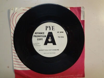 SLADE BROTHERS: Don’t You Cry Over Me- Don’t Be Gone Too Long-U.K. 7" 65 PYE DJ - Image 1 of 2