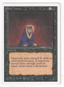 MIND TWIST -Unlimited Edition -MTG -HP -FREE SHIPPING! - Picture 1 of 3