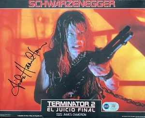 Linda Hamilton Signed 10x8 Terminator Photo ACG COA AG05172 - Picture 1 of 4