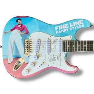 Harry Styles Signed Guitar Custom Graphics JSA COA Fine Line Watermelon Sugar - Picture 1 of 4