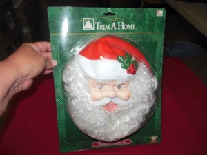 Trim A Home Animated Santa Face, Nuevo de Lote Antiguo Funciona con Pilas, Nunca Usado - Imagen 1 de 15