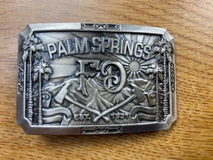 Hebilla de cinturón del Departamento de Bomberos de Palm Springs - Imagen 1 de 3