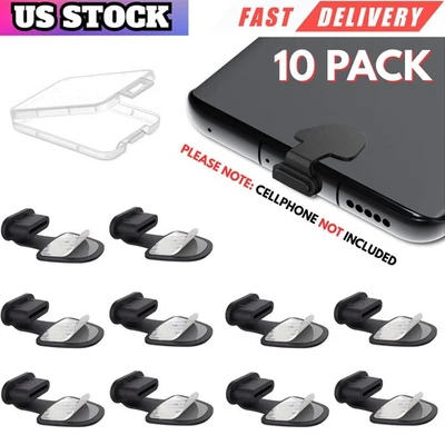 10 Paquetes USB C Enchufe Antipolvo para Teléfono Puerto USB Tipo C Silicona Cubierta Antipolvo Tapa NUEVO Foto 1 de 4