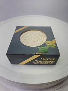 Pinrapple TERRA COASTERS The Absorbent One Cork Backed Natural Mineral Stone - Picture 1 of 12