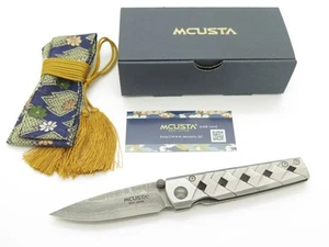 Mcusta Seki Japan Yoroi MC-37D VG-10 San Mai Damascus Small Folding Pocket Knife - Picture 1 of 6