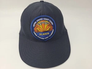 Vtg Coast Guard Loran Station Port Clarence Alaska Snapback (Fits Small) Hat Cap - Picture 1 of 15