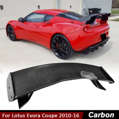 Alerón trasero de fibra de carbono para Lotus Evora cupé 2010-2016 labio de ala de carreras - Imagen 1 de 4