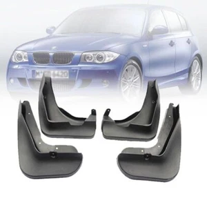 Guardabarros protector contra salpicaduras bandera aletas delanteras + traseras ABS para BMW E81 E87 - Imagen 1 de 13