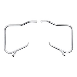 Barras de choque protectoras de alforja cromadas de 7/8" aptas para Harley Electra Road Glide 14-24 - Imagen 1 de 7