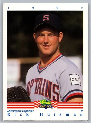 Rick Huisman 1992 Classic Best Set Break BASEBALL #255 Shreveport Captains - Image 1 of 2