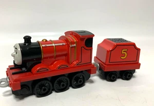 Thomas The Tank Engine Train JAMES and Tender - Mattel / Gullane 2013 talks (C4) - Picture 1 of 4